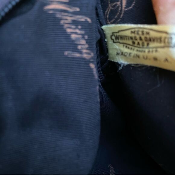 Vintage Whiting & Davis Mesh Metal Crossbody Bag - Picture 7 of 8